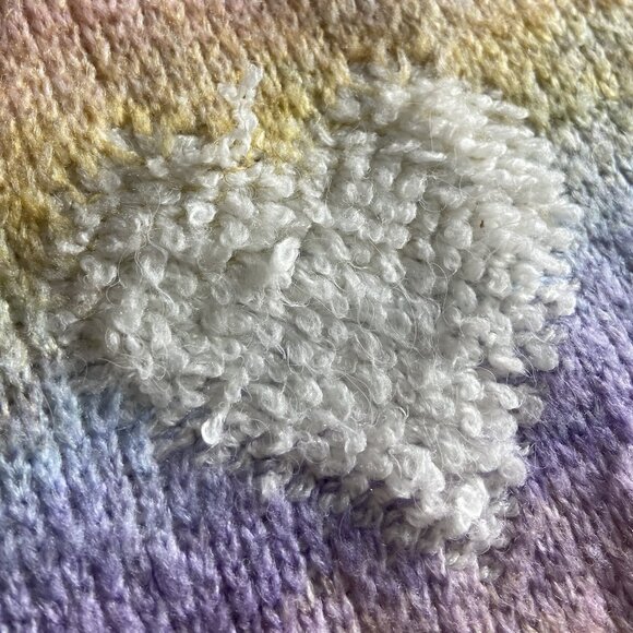 Stradivarius Heart Detail Pattern Rainbow Sweater ASO Enid Sinclair - Picture 6 of 8